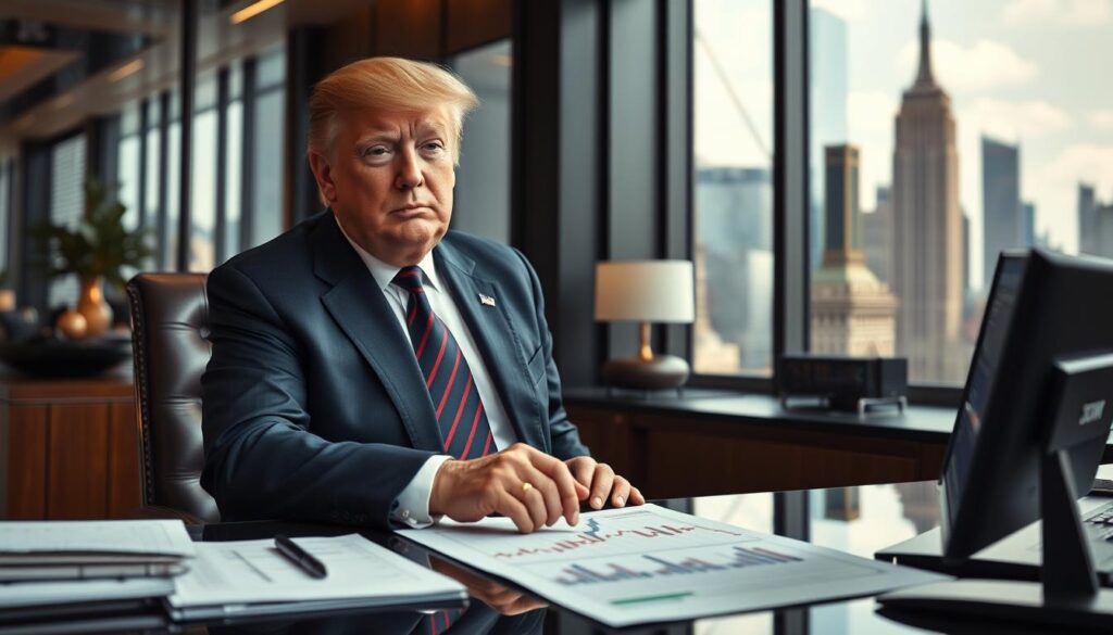 Donald Trump magnata empresário visão de negócios